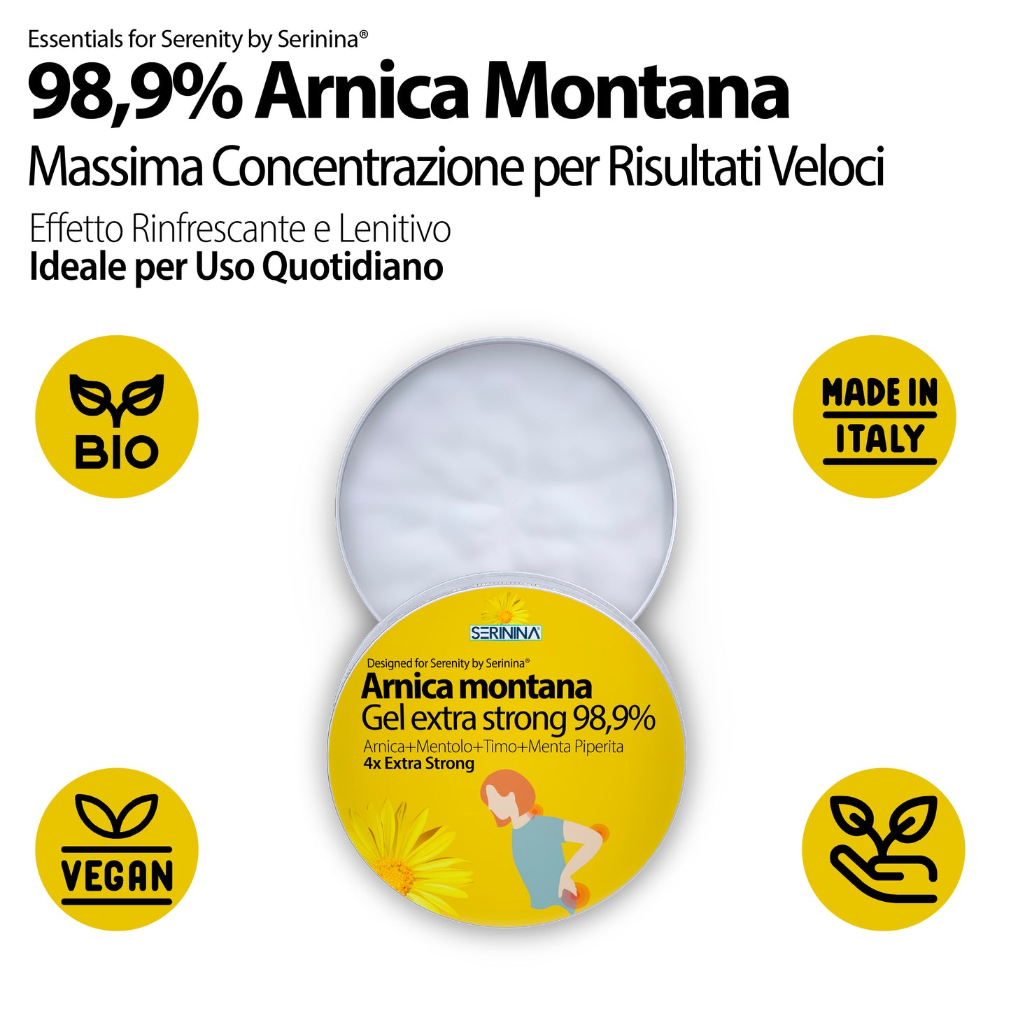 Arnica Forte Crema Gel - Vasetto 75ml